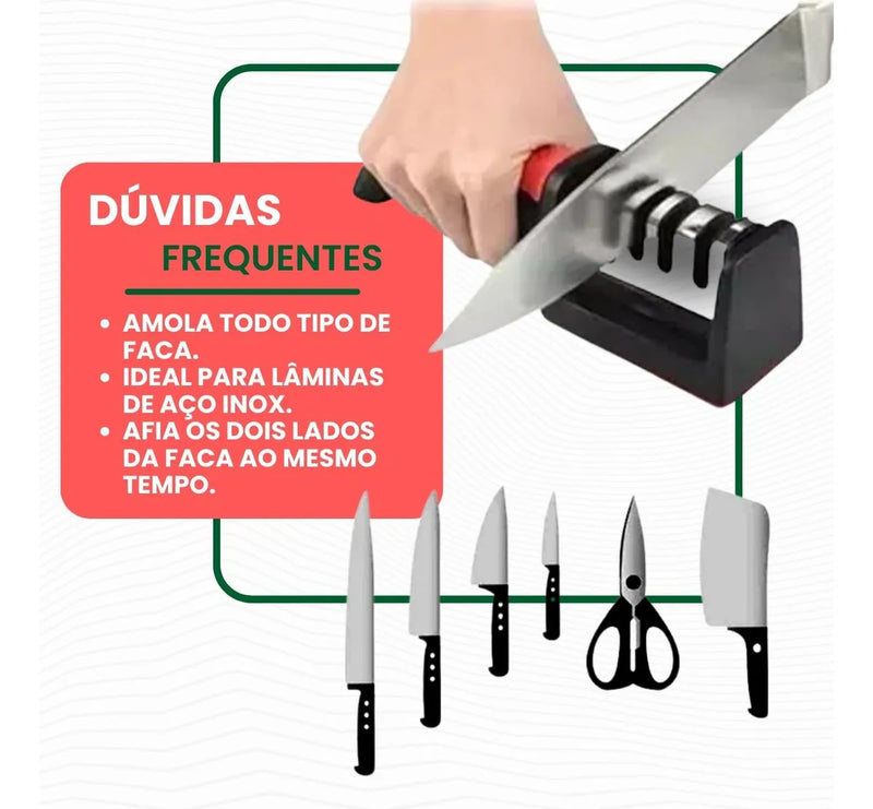 CortePrime — o Amolador Profissional de 4 Estágios